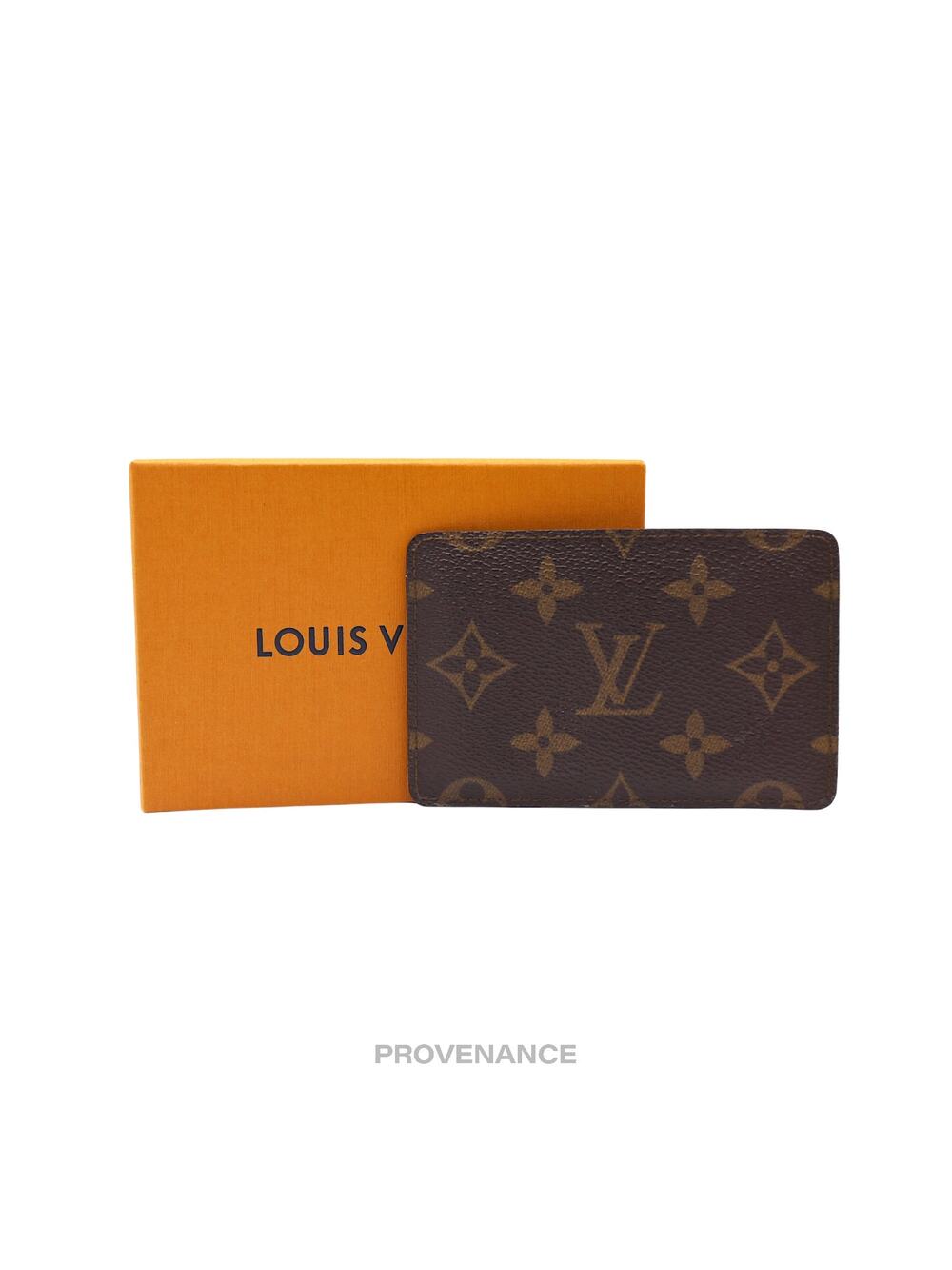 🔴 Louis Vuitton Card Holder Wallet - Monogram Small "f"